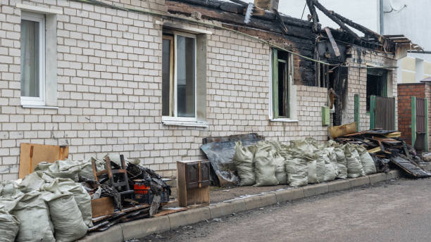 Professional Fire Damage Removal technician working in Drexel Hill, PA